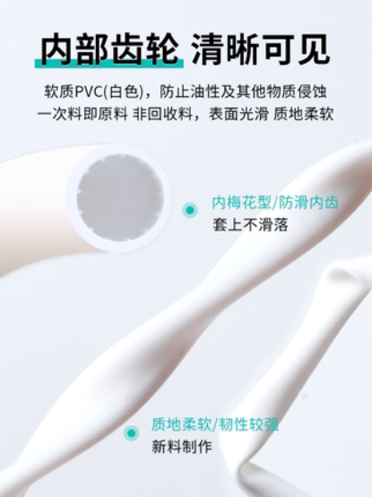 PVC梅花內(nèi)齒號碼管